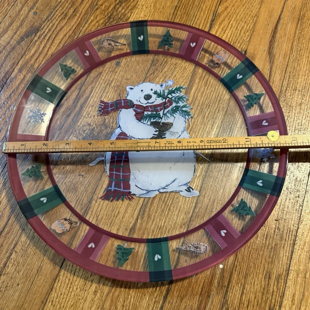 NEW Snow Bear Platter Chop Plate 13
